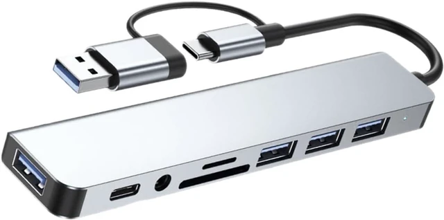 Alt view image 6 of 7 - Uonlytech 4pcs USB Hub Splitter Adapter Additional Ports for Laptop Multi-Port USB Expander Connector