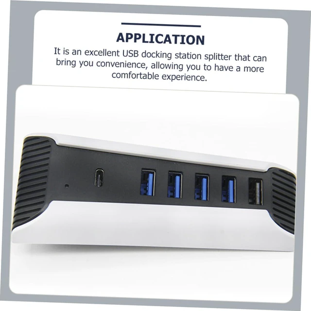 Alt view image 4 of 6 - Mikikit 4pcs USB Hub for Desktop USB Splitter Extension Adapter Compatible Laptop Docking Station