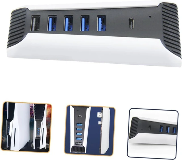 Alt view image 7 of 7 - Mikikit 3pcs USB Hub Compatible Desktop Hub USB Splitter Extension Adapter for Laptop Docking Station