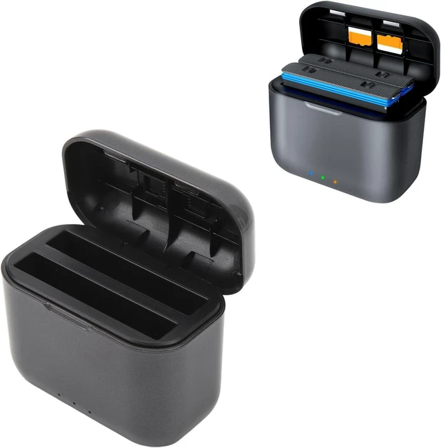 Main image of Hub for ONE X2 Battery, 2 Channel Fast Hub Bundle with Misro SD Card Slots & USB C Cable, Portable Quick Charging Storage Station for X2 Camera