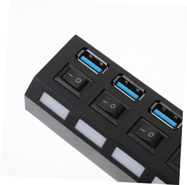 Alt view image 7 of 7 - Uonlytech 3pcs Hub Ports Hub for Computer Concentrator Computer Concentrator USB Extension