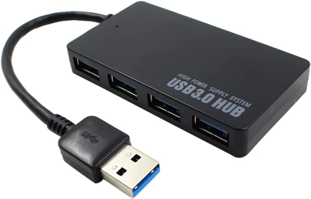 Alt view image 2 of 7 - Uonlytech 3pcs 4-Port USB 3.0 Hub High-Speed Portable for PC Laptop Notebook and Desktop Use