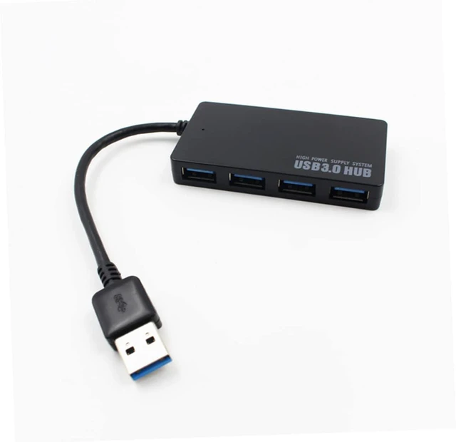 Alt view image 3 of 7 - Uonlytech 3pcs 4-Port USB 3.0 Hub High-Speed Portable for PC Laptop Notebook and Desktop Use