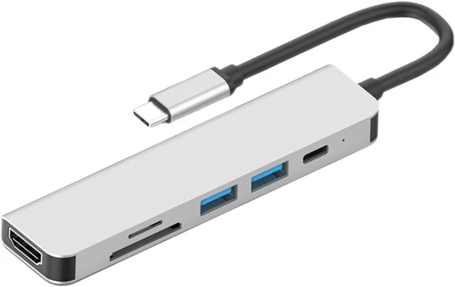Alt view image 3 of 7 - Uonlytech 3pcs Portable USB Hub Multiport Adapter Type-c and Video Output for Laptop Workstation Use