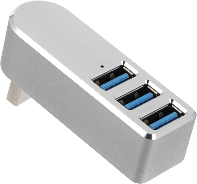 Alt view image 4 of 7 - jojofuny 3pcs Port USB Hub for Laptop Swiveling USB Connector Splitter Data Dock for Expansion Transfer