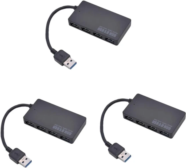 Main image of HEMOTON 3pcs Ports USB Hub USB Splitter Adapter for Computer Laptop Device Connector