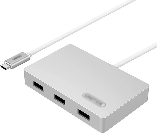 Main image of Port Expander USB C Hub USB Splitter with 3 USB 3.0 Ports and USB C Power Port USB Extension for Desktop, Computer, PC, Laptop USB Splitter