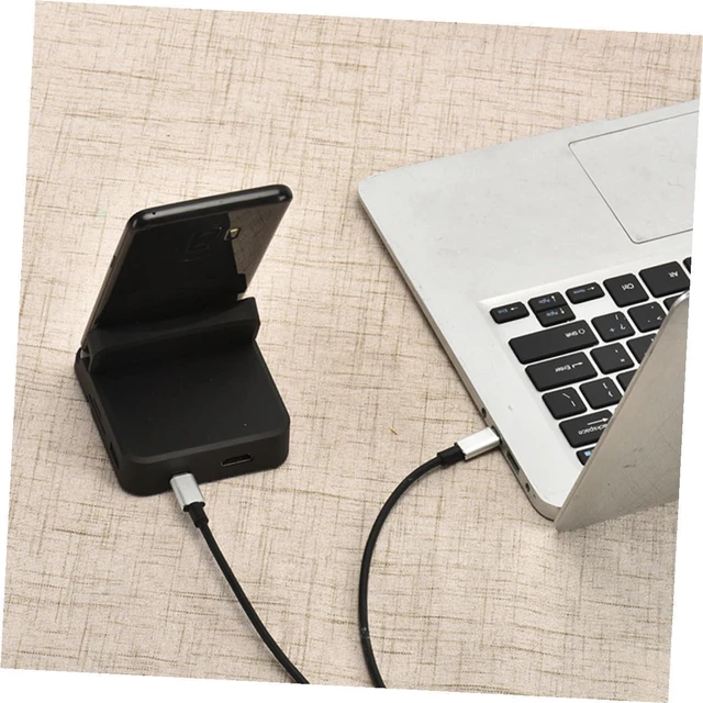 Alt view image 4 of 7 - Uonlytech USB-c Hub with Phone Stand Multi-Port Adapter for 4k Display and 100w Charging