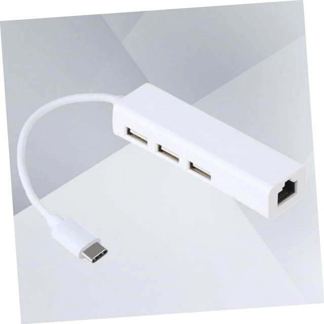 Alt view image 3 of 7 - Uonlytech 3pcs Type C Hub Network Port and USB Ports for Ethernet Connectivity Compatible Plus Note