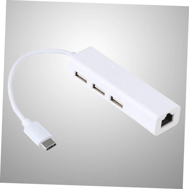 Alt view image 5 of 7 - Uonlytech 3pcs Type C Hub Network Port and USB Ports for Ethernet Connectivity Compatible Plus Note