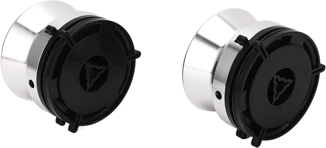 Alt view image 6 of 7 - 2pcs Nab Hub Adapter, Silver Aluminum Alloy ABS Universal Opener Winder Hub Adapter Replacement for Studer