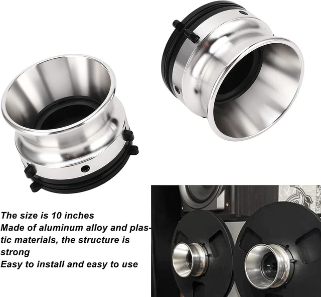 Alt view image 5 of 7 - 2pcs Nab Hub Adapter, Silver Aluminum Alloy ABS Universal Opener Winder Hub Adapter Replacement for Studer
