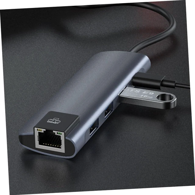 Alt view image 7 of 7 - Hemobllo 5-in-1 Type-c Hub with Pd 87w Charging Usb3.0 Ports Metal Docking Station for Laptops