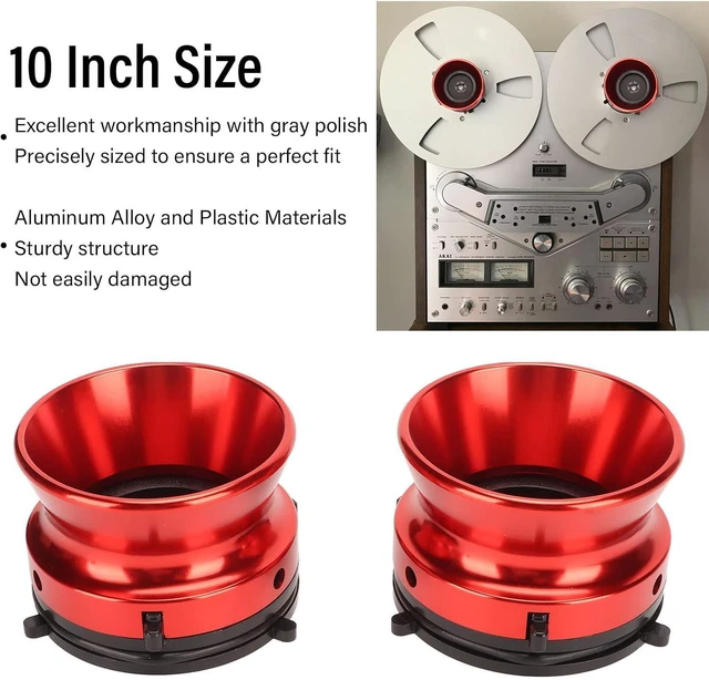 Alt view image 3 of 7 - Nab Hub Adapters, Lockable 10in Hole Opener, Easy Installation, Universal Loading Device, Robust Durable Aluminum Alloy Polished Nab Hub Adapters for Aluminium Nab Hub Device, Red