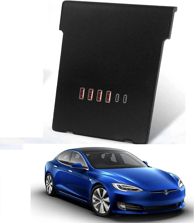Main image of USB Data Recovery Module Hub for Tesla Model 3/Y 2021 2022 2023 Central Control USB 6 in 1 Docking Station, with 4 USB Ports and 2 PD Fast Charging Ports 35W 65W Modification