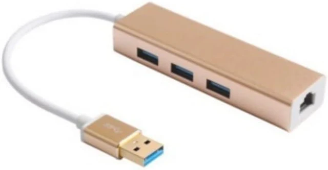 Alt view image 4 of 4 - 2 USB3.0 Network Cards + USB3.0 hub