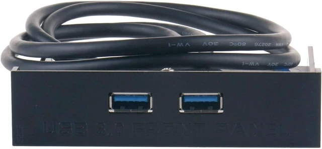 Alt view image 3 of 4 - 2 Floppy Drives 19/20Pin to USB3.0 Front Panel