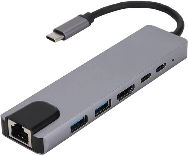 Alt view image 3 of 5 - 2 Type-C hub Multi-Functional Expansion Docks