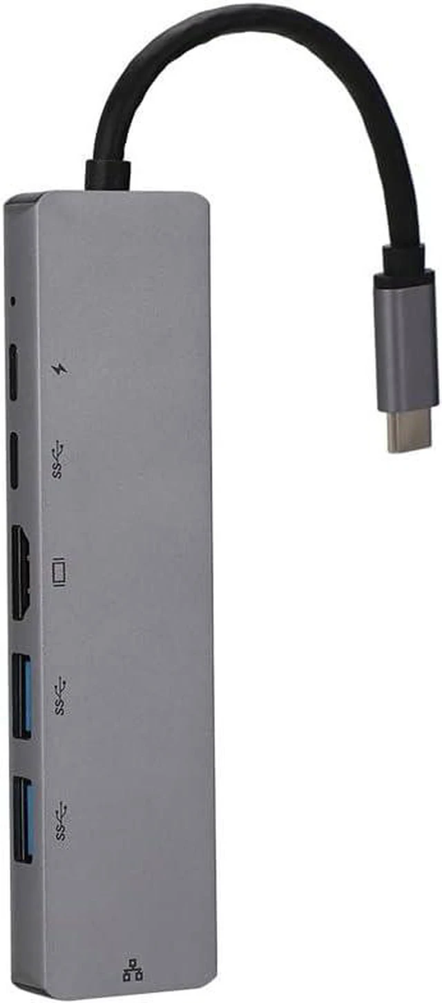 Alt view image 4 of 5 - 2 Type-C hub Multi-Functional Expansion Docks