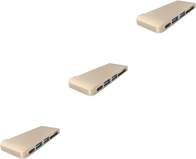 Alt view image 6 of 6 - Mobestech 3pcs USB Type C Hub Combo Adapter for Charging Data Sync Reader Compatible with Laptop