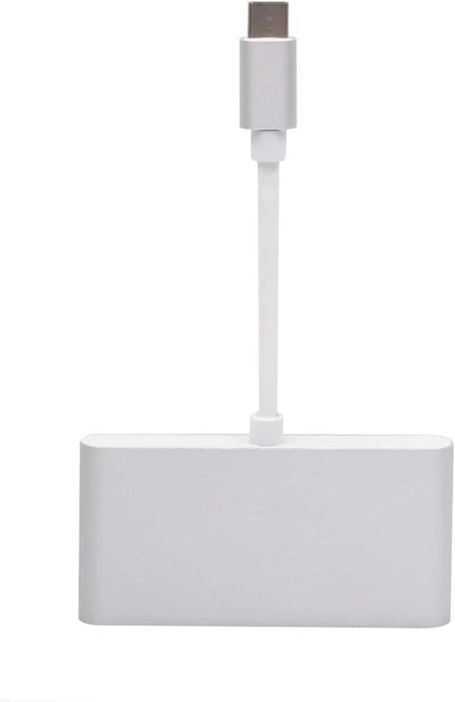 Alt view image 4 of 5 - 2 Type-C to 3HUB Adapter Cables 4-in-1 hub