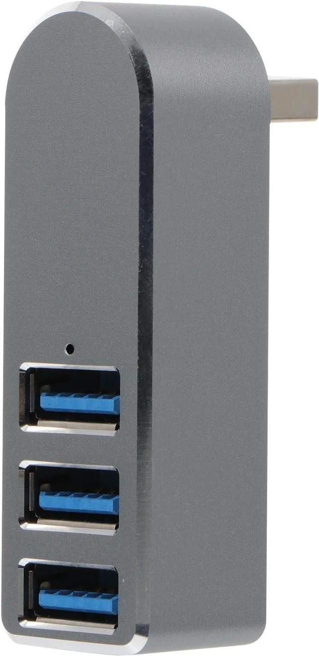 Alt view image 2 of 7 - KOMBIUDA 3pcs USB Hub Expansion Transfer Adapter Aluminum Alloy USB Data Hub for Laptop