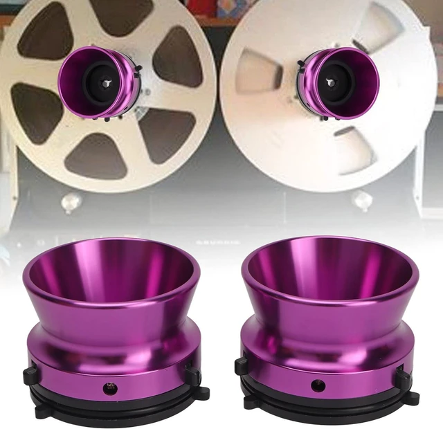 Alt view image 3 of 7 - Nab Hub Adapters for Studer, for, for, for, 1 Pair 10 Inch Purple Aluminum Nab Hub Adapters with Lockability,Easy to Install