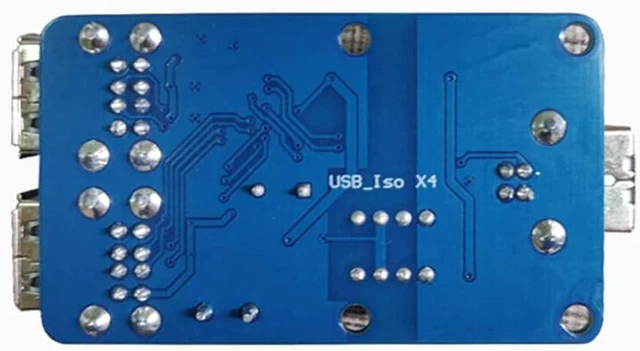 Alt view image 2 of 6 - Taidacent 4 Channel USB Isolator USB HUB Isolation Module Coupling Protection Board ADUM3160