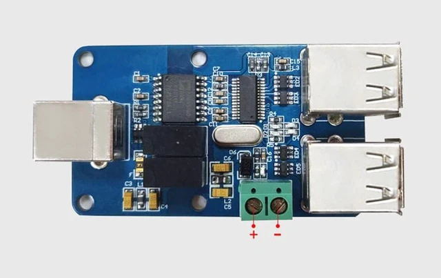 Alt view image 5 of 6 - Taidacent 4 Channel USB Isolator USB HUB Isolation Module Coupling Protection Board ADUM3160