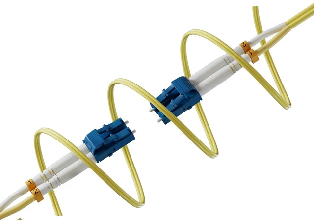 Alt view image 7 of 7 - OS2 Fiber LC to LC 100M/328FT, 1GB/10GB Fiber Optic Internet Cable Single Mode Duplex 9/125um, Length Options: 0.2m-100m, 2mm LSZH