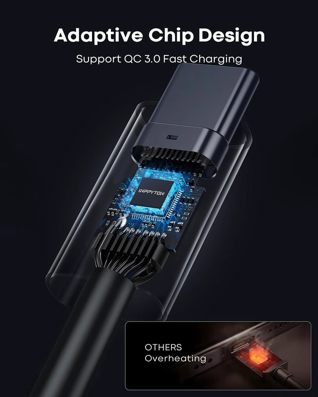 Alt view image 4 of 7 - USB Type C Cable 20Ft, Extra Long Durable TPE USB A 2.0 to USB-C Fast Charge Cord for iPhone 16/15 Pro Plus Pro Max Samsung Galaxy, Note, LG, Moto, Pixel and Other USB C Devices