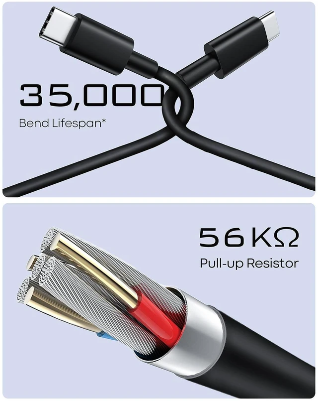 Alt view image 5 of 7 - USB Type C Cable 20Ft, Extra Long Durable TPE USB A 2.0 to USB-C Fast Charge Cord for iPhone 16/15 Pro Plus Pro Max Samsung Galaxy, Note, LG, Moto, Pixel and Other USB C Devices