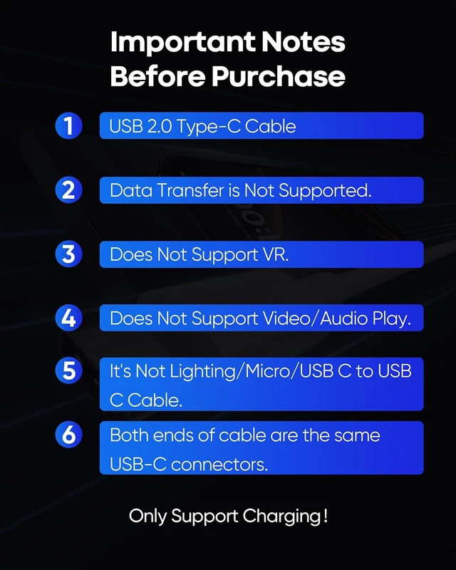 Alt view image 7 of 7 - USB Type C Cable 20Ft, Extra Long Durable TPE USB A 2.0 to USB-C Fast Charge Cord for iPhone 16/15 Pro Plus Pro Max Samsung Galaxy, Note, LG, Moto, Pixel and Other USB C Devices