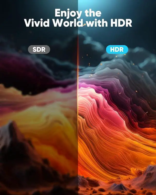 Alt view image 5 of 7 - HDMI Cable 6.6 ft, 4K Ultra High Speed HDMI to HDMI Cord
