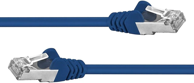 Alt view image 3 of 5 - PremiumCord Patch Cable CAT6a S-FTP, RJ45-RJ45, AWG 26/7, 0.5 m, Blue