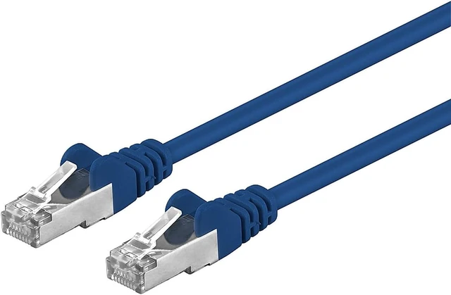 Alt view image 4 of 5 - PremiumCord Patch Cable CAT6a S-FTP, RJ45-RJ45, AWG 26/7, 0.5 m, Blue