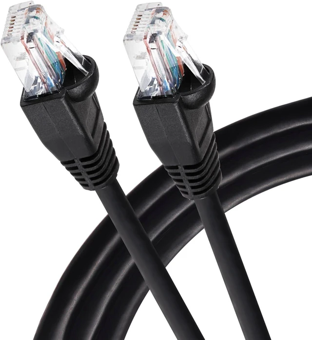 Main image of Maplin CAT6 RJ45 Plug Ethernet Network Cable 5m Black