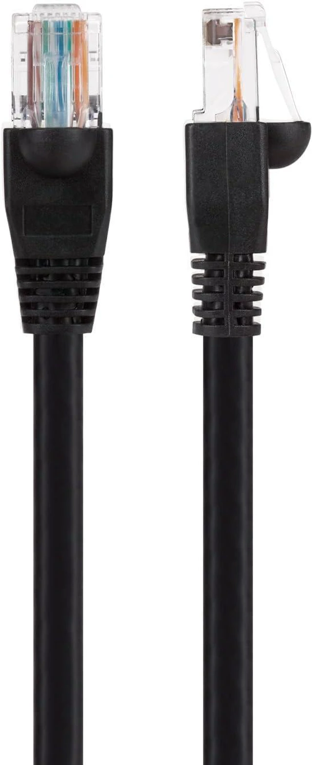 Alt view image 2 of 6 - Maplin CAT6 RJ45 Plug Ethernet Network Cable 5m Black