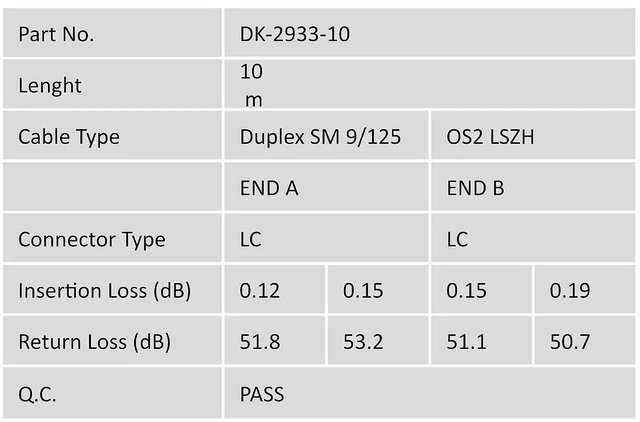 Alt view image 5 of 5 - DIGITUS DK-2933-10 Fibre Optic Cable OS2 10 m LC to LC Duplex Fibre Optic Cable 1/10 Gbit/s SM Singlemode Fibre Optic LAN Cable Fibre Type: 9/125 µ Yellow
