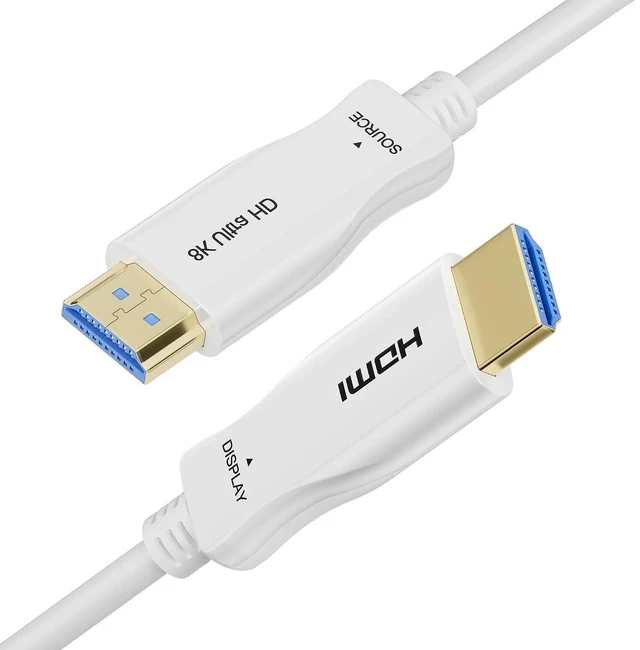 Main image of 8K Fiber Optic HDMI Cable 10FT, 48Gbps Ultra High Speed Thin HDMI Cord, 8K@60Hz 4K@240Hz, Dynamic HDR, eARC, HDCP 2.2&2.3, 3D, Compatible for Laptop, PC, Monitor, PS5, PS4, Xbox, HDTV, Projecto