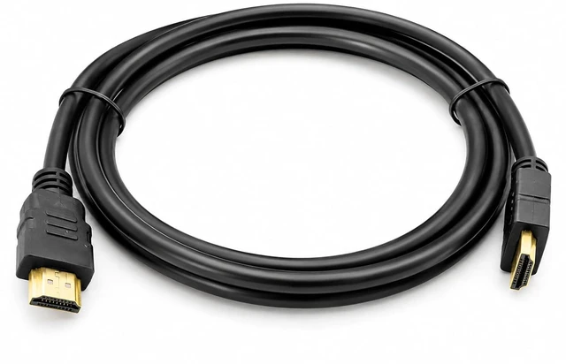 Alt view image 2 of 4 - Wired-up HDMI to HDMI Gold Plated Connectors 1.8m Cable v1.4A