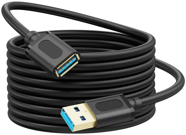 Main image of USB 3.0 Extension Cable 25Ft,USB 3.0 High Speed Extender Cord Type A Male to A Female for PlayStation, Xbox, USB Flash Drive, Card Reader, Hard Drive,Keyboard, Printer, Scanner(25Ft/8M)