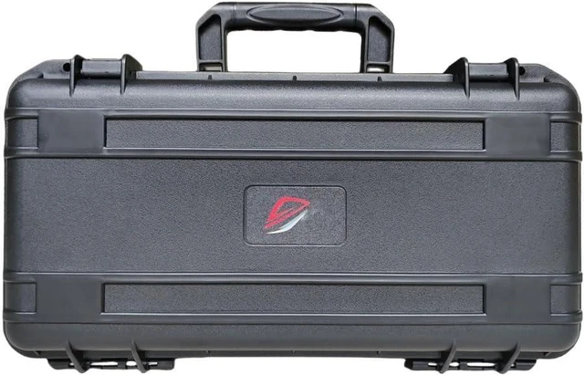Alt view image 3 of 7 - Hard Handheld Case for ASUS ROG Ally X/ROG Ally can Hold Console, Power Adapter, Charging Cable, Protective Travel Case Waterproof Shockproof Hard Shell Storage Bag for ROG Ally Accessories