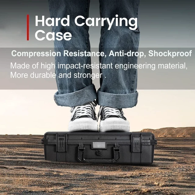 Alt view image 7 of 7 - Hard Handheld Case for ASUS ROG Ally X/ROG Ally can Hold Console, Power Adapter, Charging Cable, Protective Travel Case Waterproof Shockproof Hard Shell Storage Bag for ROG Ally Accessories