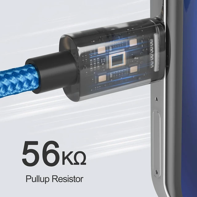 Alt view image 5 of 7 - USB C Cable, VOTY Braided 10ft Fast Charging Cord for Samsung Galaxy S8 S9 S10 Plus S9+ S10E Note 8 9 10 Moto G7 G6 Z4 Z3 Z2 Z Play, LG G8 G7 V40 V30 Type C Charger for GoPro Hero 7 6 5 Nintendo