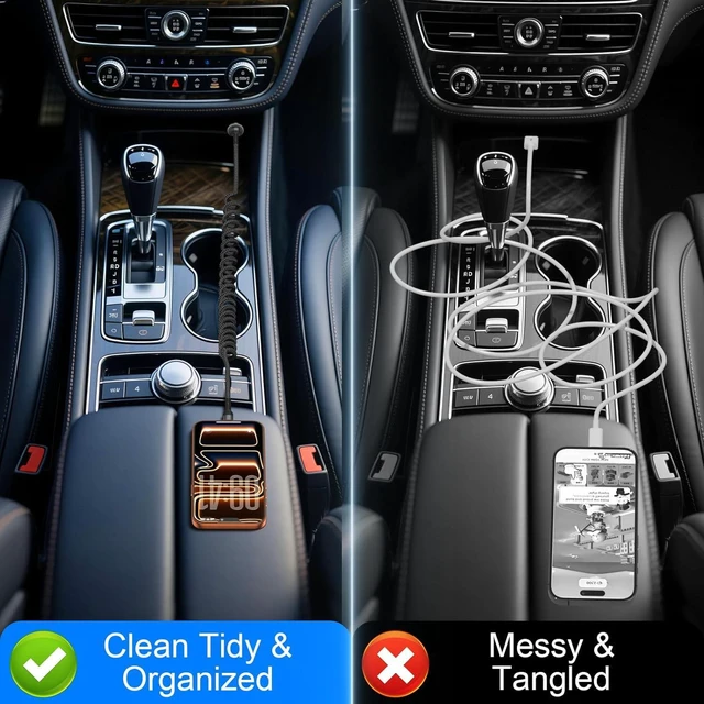 Alt view image 3 of 7 - USB C to C Cable 3ft 2Pack Coiled USB C Charger Cable for Car Type C Fast Charging Cable for iPhone 17/16/15/Plus/Pro/Pro Max/Samsung Galaxy S23 Nylon Braided USBC Cable