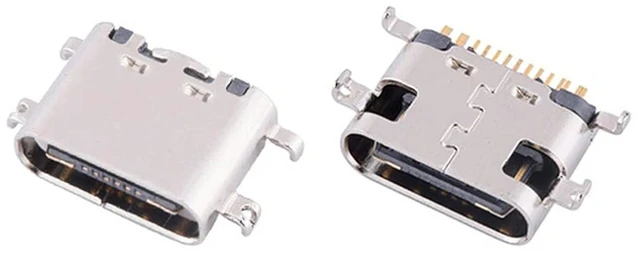 Alt view image 4 of 7 - 100Pcs 10Models Type-C USB 3.1 Charging Dock Connectors Mix 6Pin and 16Pin Use for Mobile Phone and Other Product Repair Kits