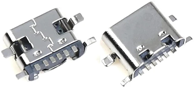 Alt view image 5 of 7 - 100Pcs 10Models Type-C USB 3.1 Charging Dock Connectors Mix 6Pin and 16Pin Use for Mobile Phone and Other Product Repair Kits