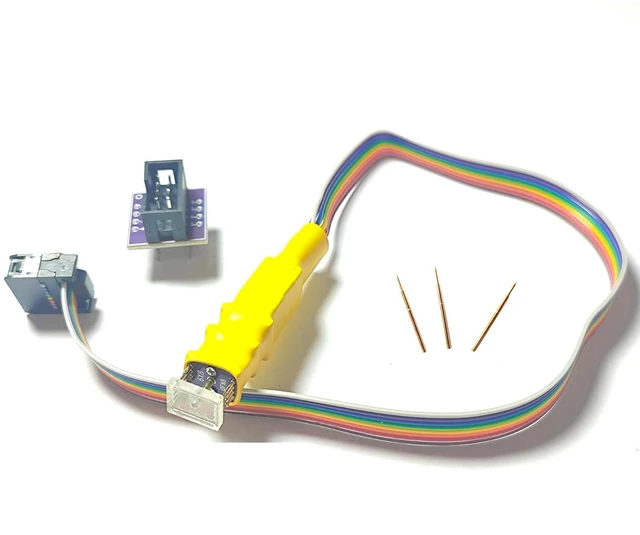 Alt view image 2 of 7 - T76 Programmer for with Xgecu T56 Tl866ii T48 Replacement IC Probe Clip Reader Writer Support Eprom ISP Chip PIC NAND Flash EMMC GAL CPLD VGA BGA Socket Tester (T76+QFN8 8x6)