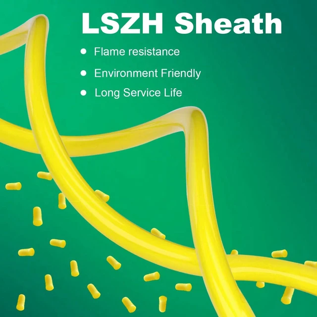 Alt view image 5 of 7 - 2Pcs 15 Meter Fiber Optic Patch Cord SC for APC to LC UPC, Simplex Single Mode Fiber Cable Jumper OS2 G652D 9/125m, 1310nm/1550nm LSZH 3.0mm